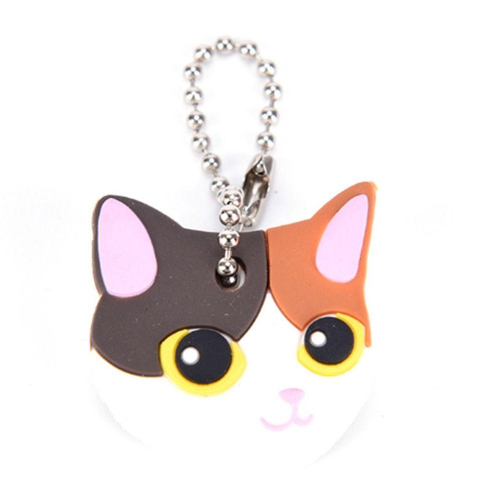 Защитный чехол для ключей из ПВХ, подвеска для ключей с героями мультфильмов, пальто, мягкие клавиши, пылезащитный чехол, ключи