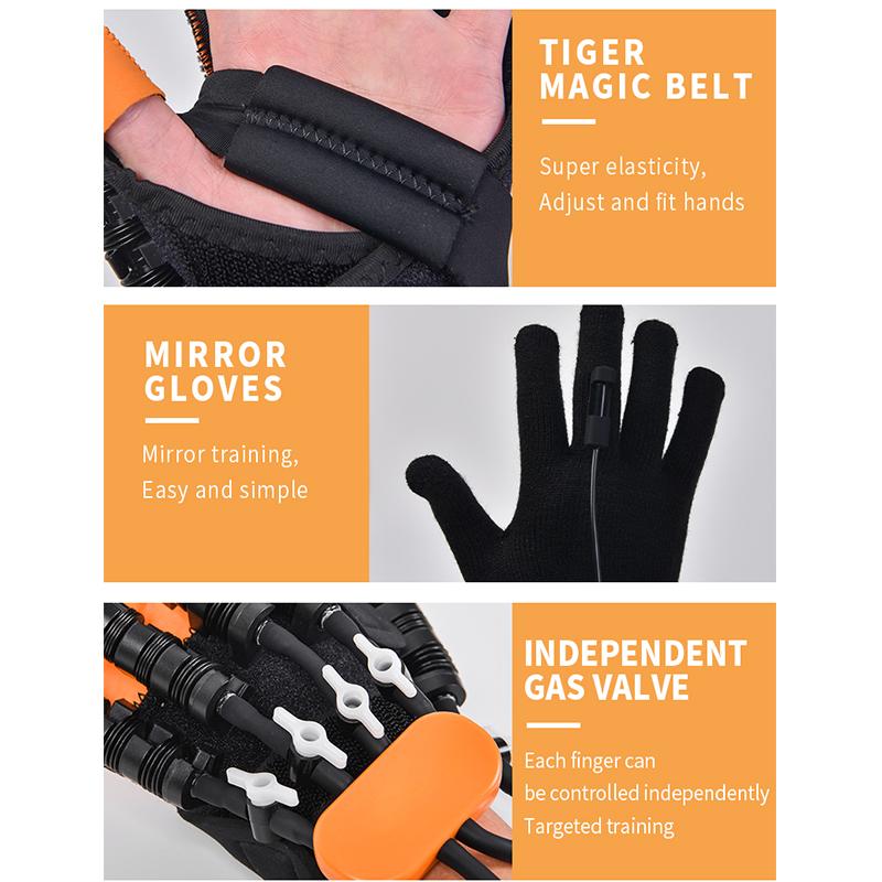 Интеллектуальные модернизированные реабилитационные роботизированные перчатки, инсульт, гемиплегия, устройство для реабилитации рук, тренажер для пальцев, массажер для рук