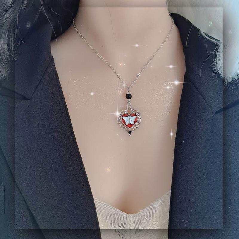 Ожерелье на морскую тематику Сверкающий кулон в виде хвоста русалки Чокер Минимализм Шарм в виде кошки, бабочки, черепа Цепочка для ключицы Ювелирное изделие