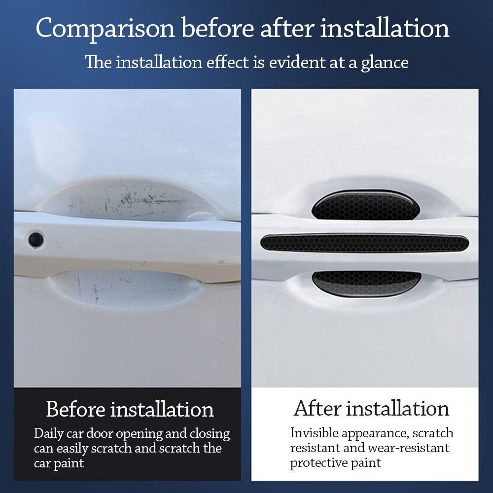 Ручка двери автомобиля, чаша, защитные наклейки от царапин, полоса для защиты от столкновений, наклейка для автомобиля