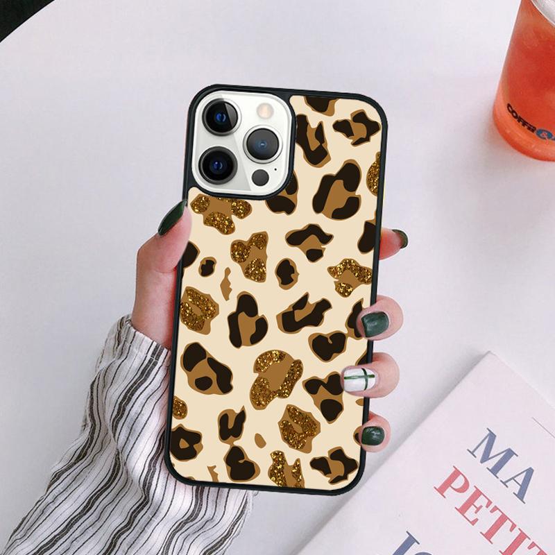 Модный Чехол для Телефона с Рисунком Тигра и Леопарда Для iPhone 17 Air 14 13 12 16Pro Max 15 Plus Max Чехол-Оболочка coque