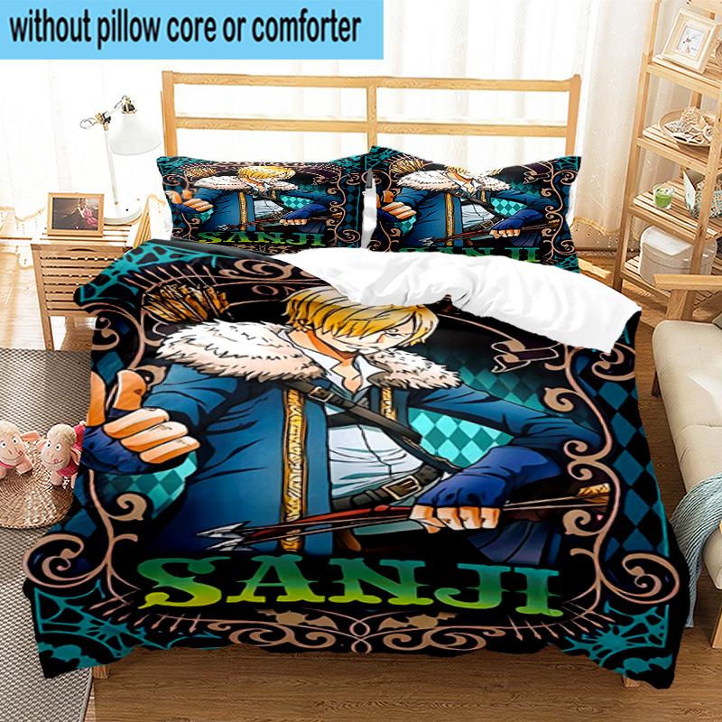 3PCS pirate Adventurous Journey 3pcs Bedding,Including 3PCS Duvet Cover And 2pcs Pillowcases Perfect for Christmas,Ideal for Bedroom, Dormitory