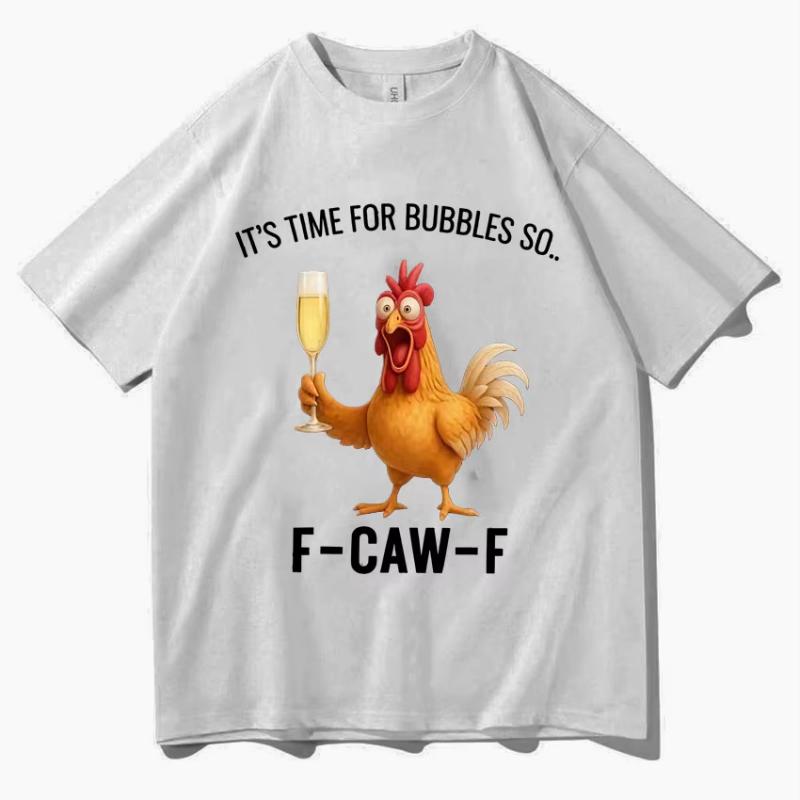Tide Tee Смешная F-Caw-F Пивная Футболка Мем Мужская Летняя Повседневная Футболка Оверсайз Высокое Качество Модные Графические Короткий Рукав