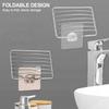 1PC Stainless Steel Bathroom Soap Holder No-Drill Wall-Mounted Design, Single Layer Drainage Design, Simple And Practical Bathroom Shelf