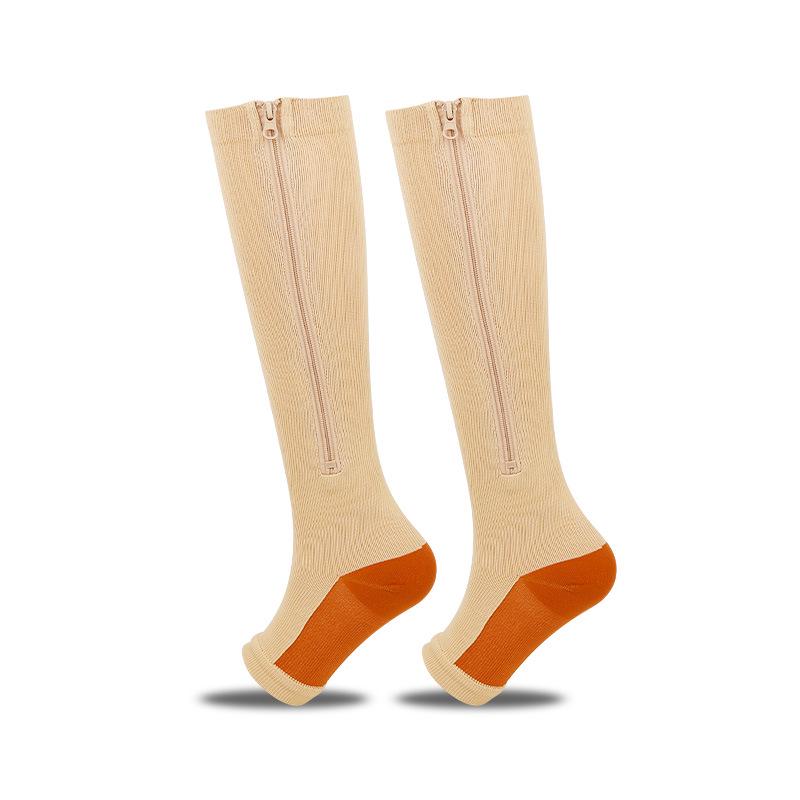 Компрессионные носки для бега на молнии: Трансграничные виды спорта, поддержка голени