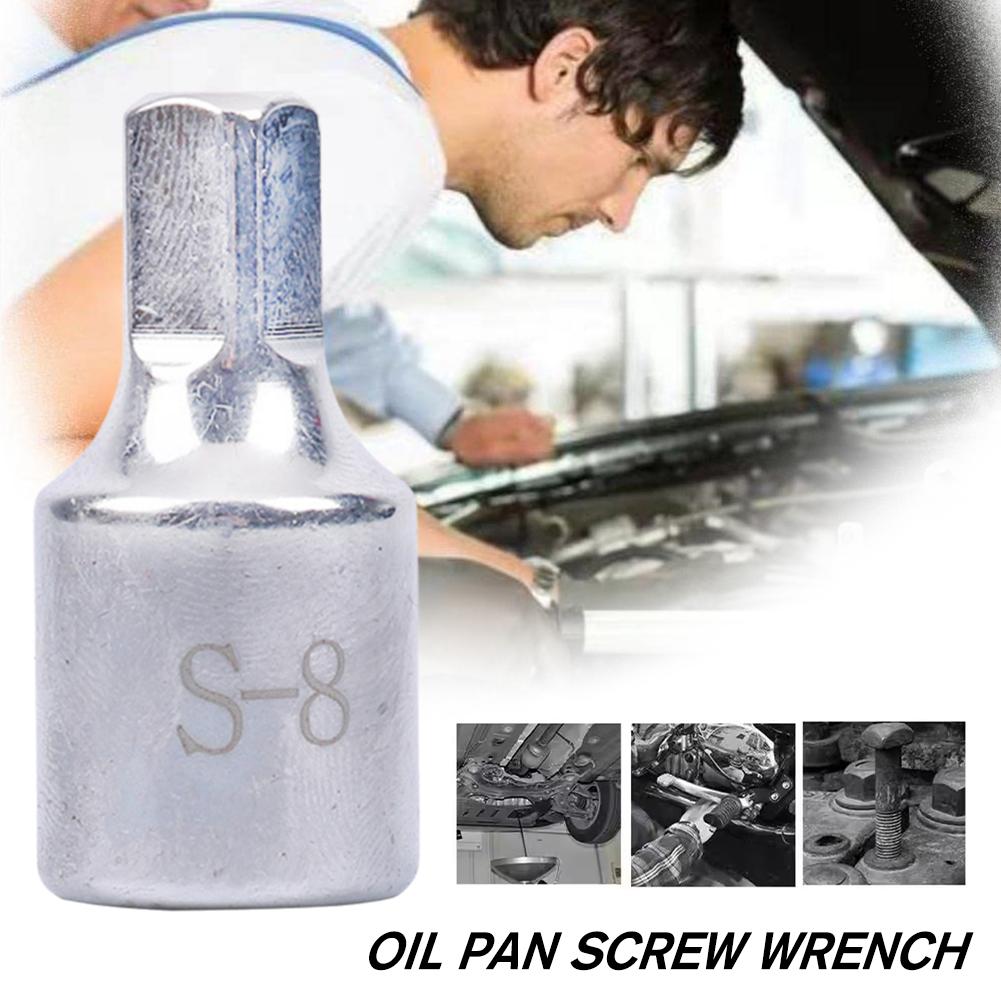 1 шт. 8 мм квадратный ключ для сливной пробки масляного поддона, инструмент для снятия, подходит для Renault Peugeot, инструмент для разборки сливного винта масляного поддона