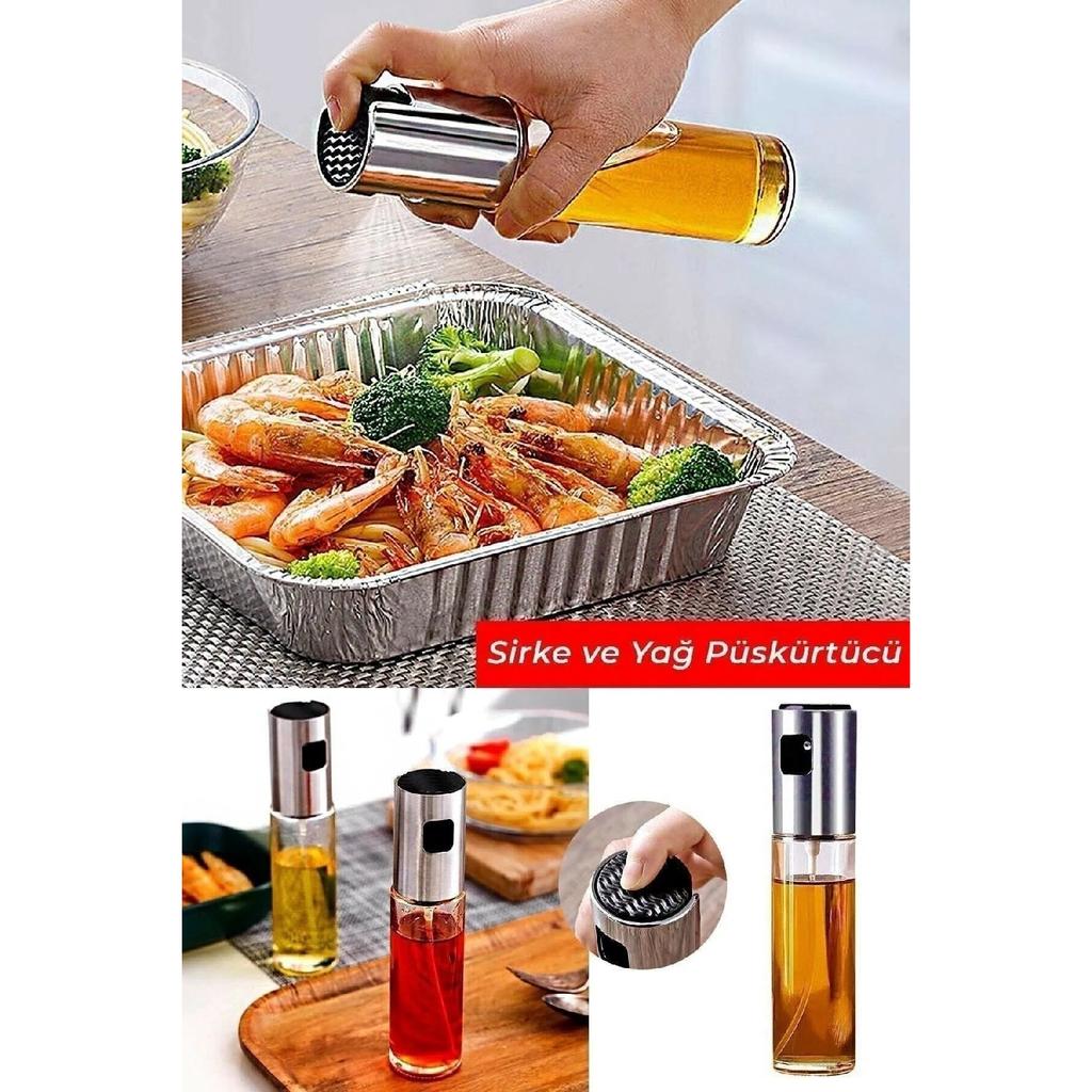 Spray Oil And Vinegar Bottle 100 Ml. Spray Oil Sprayer For Airfryer