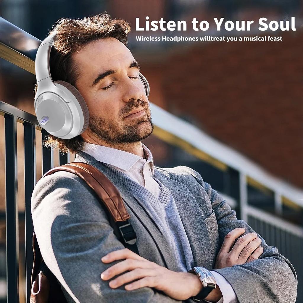 Детские наушники Bluetooth 5.2 со светодиодными кошачьими ушками, ограничением громкости 85/94 дБ и временем воспроизведения 100 часов, складная беспроводная/проводная гарнитура с кабелем 3,5 мм