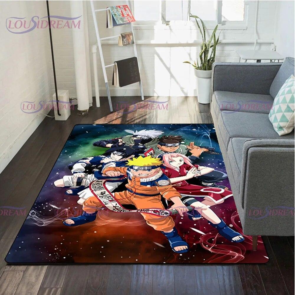 Креативный ковер с принтом N-Naruto, коврик для йоги, нескользящий ковер, коврик для ванной, напольный коврик, коврик для гостиной, подарок на день рождения