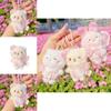 Cherry Blossom Bear Rabbit Cat Plush Keyring For Teen Girls And Collectors
