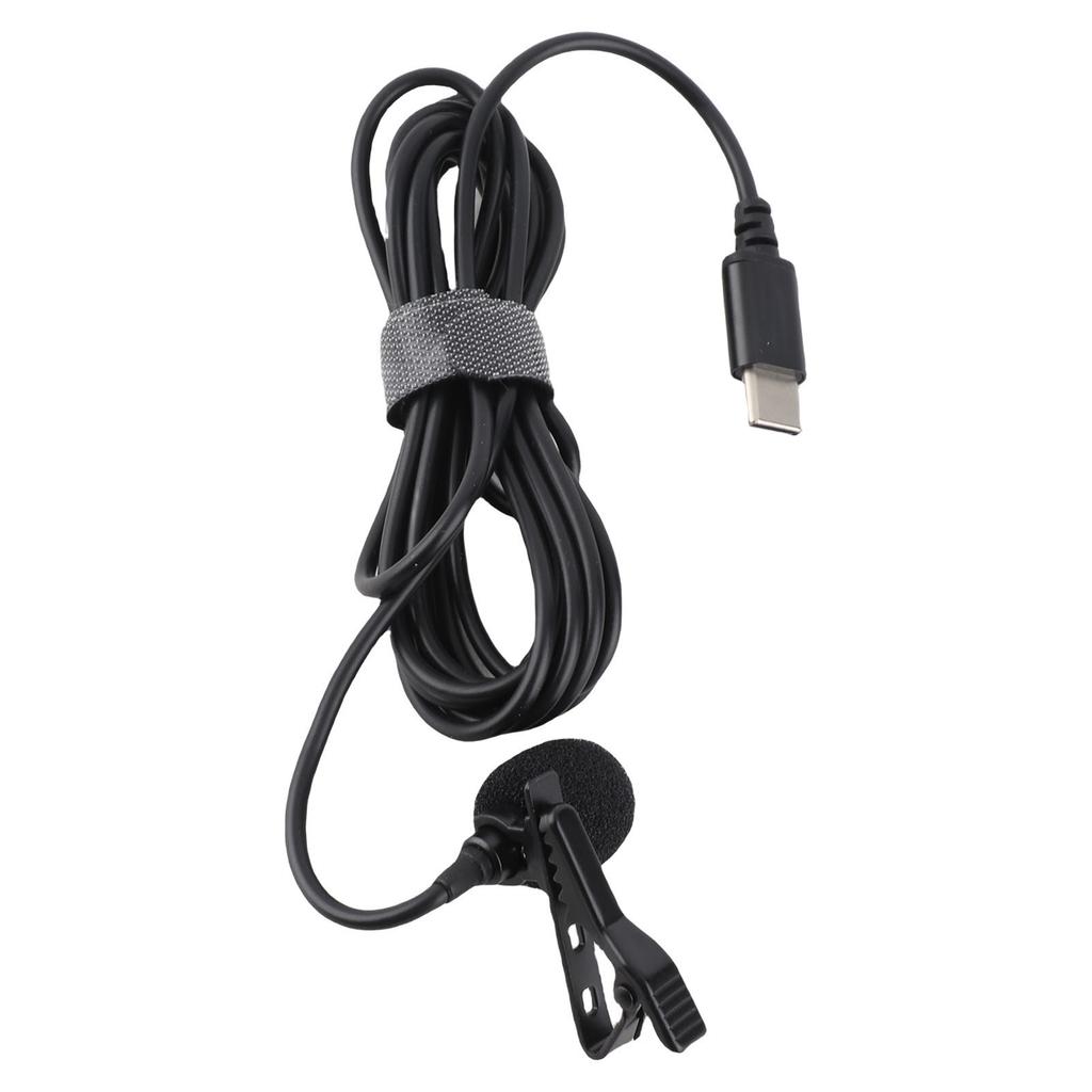 Петличный микрофон USB Type C проводной петличный микрофон для интервью, записи на смартфон, видео, онлайн-класса, игры, прямой трансляции