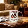 Ceramic Mug for Daughter Personalized Coffee Cup with Non-Slip Handle High-Temperature Fired Multi-Use Gift for Mother's Day Birthday