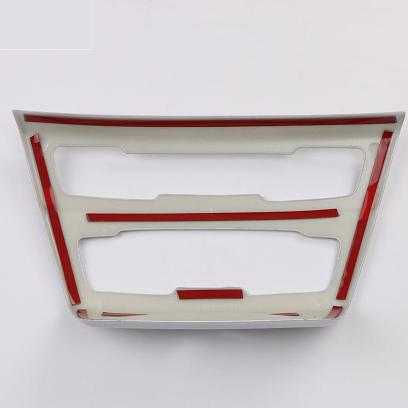 Панель-накладка на рамку регулятора громкости центральной консоли автомобиля в стиле карбонового волокна для BMW X1 F48 2016- Автомобиль