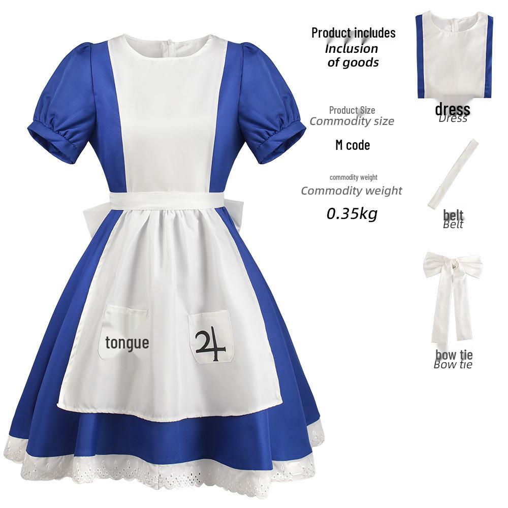 Алиса: Костюм Косплея Королевской Горничной из Madness Returns - Костюм Лолиты на Хэллоуин