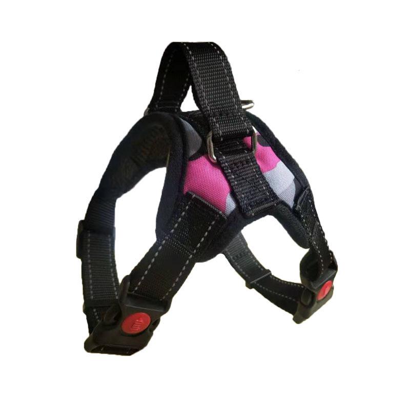 Explosion-Proof Dog Harness: K7 Bone Design with Leash and Chest Support