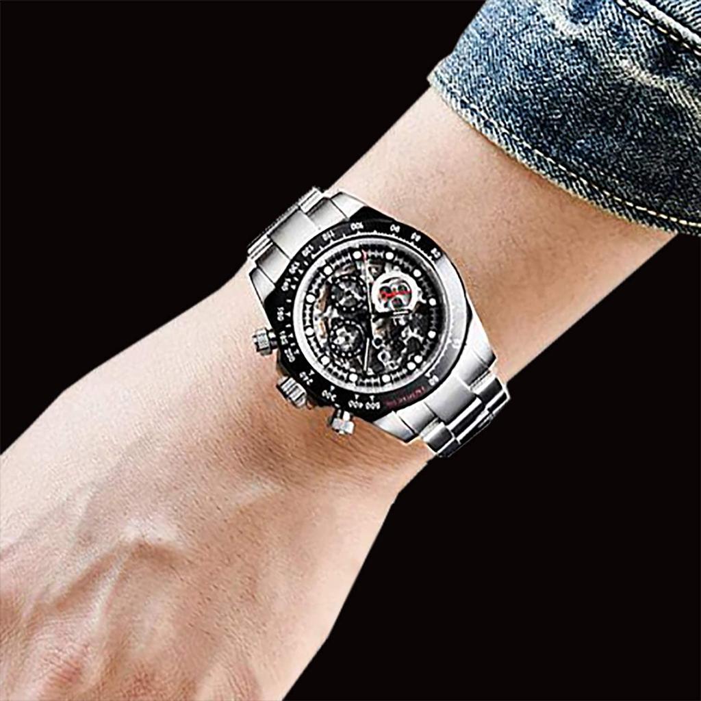 Часы PAGANI DESIGN с автоматическим механизмом Daytona Chronograph, механический корпус с водонепроницаемым керамическим безелем, деловые, деловые, наручные часы из нержавеющей стали