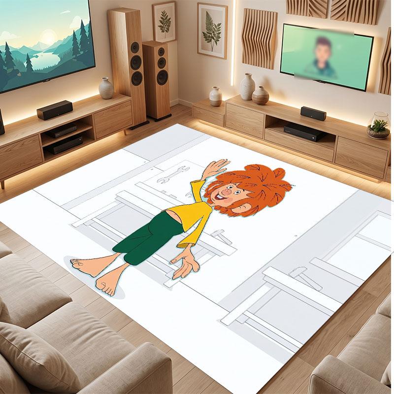 Pumuckl Rug Soft Thick Non Slip Floor Carpet for Bedroom Living Room Home Decor