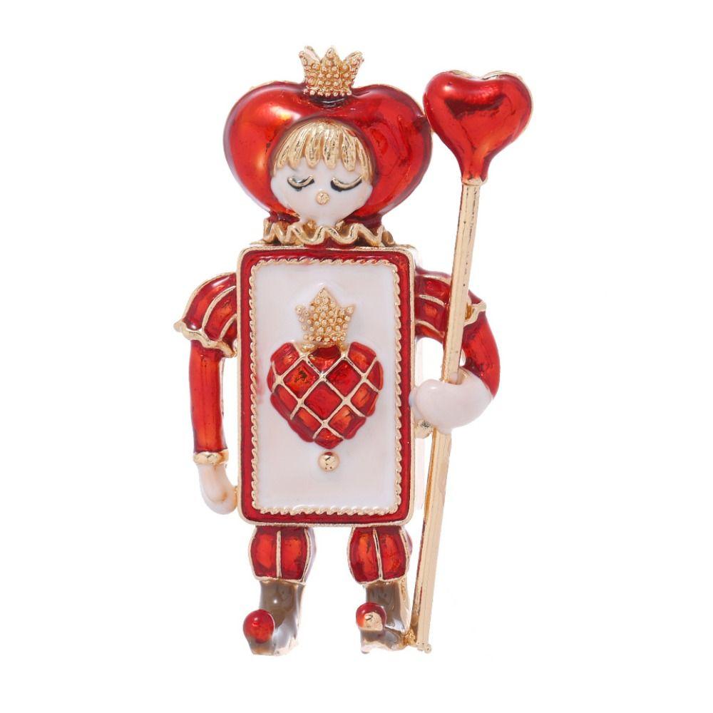 Милая брошь-солдат, мультяшный рыцарь, корсажная клипса, булавка, броши-клоуны, женщина