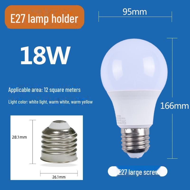 Мощные светодиодные лампы: E27/E14 винтовой, белый и теплый белый, освещение для гостиной