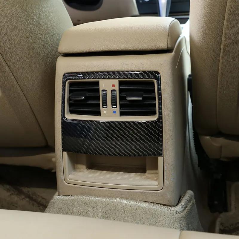 For BMW 3 Series E90 E92 E93 2005-2012 Soft Carbon Fiber Car Center Console Gearshift Panel Cover Trim Sticker Car Accessories