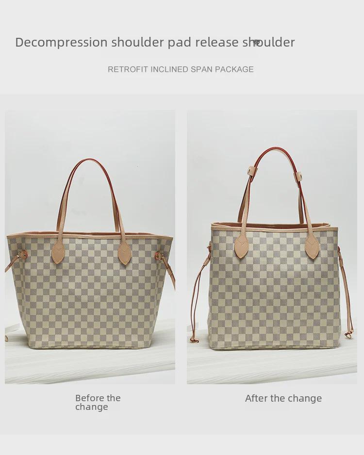 Наплечная накладка из кожи, меняющей цвет, для ремня сумки Neverfull