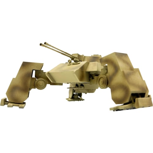 Rocket Models 1/72 German Biela-F?ssler-class Tusk Turret with 55mm Twin Cannons, Battle of the Suez Canal, December 1942, Plastic Model Kit 47064 (Ta