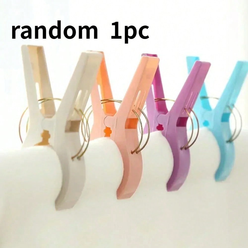 Large Beach Towel Clips Universal Practical Laundry Clothes Quilt Pegs for Lounger Underwear Organization
