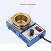Регулируемая температура 200-450℃ Бессвинцовая печь для плавки олова Плита Котелки Инструмент для лужения контактов электронных трансформаторов