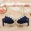 Bras for Women Set Brassiere Push Up Bra Gather Padded Lace Bralette Panties Seamless Floral Wireless Breathable