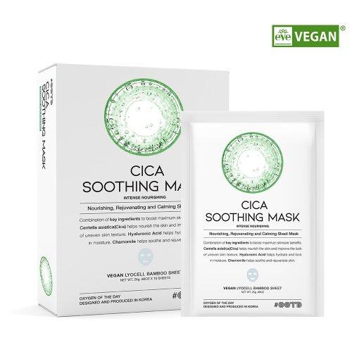 OOTD Beauty Cica Soothing Revitalizing Mask 10 Sheets