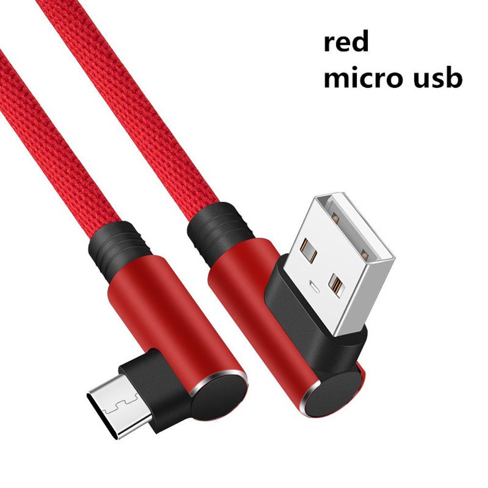 1 м/2 м/3 м 90-градусный кабель Micro USB для Samsung XiaoMi HuaWei, шнур для быстрой зарядки и передачи данных