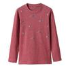 T-shirt Women's Long-sleeved Spring and Autumn Middle-aged Top Large Size Loose Thin Bottoming Shirt
