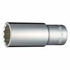 HP4D-24L Deep Socket (12-Point), 12.7mm (1/2") Drive, 24mm Width