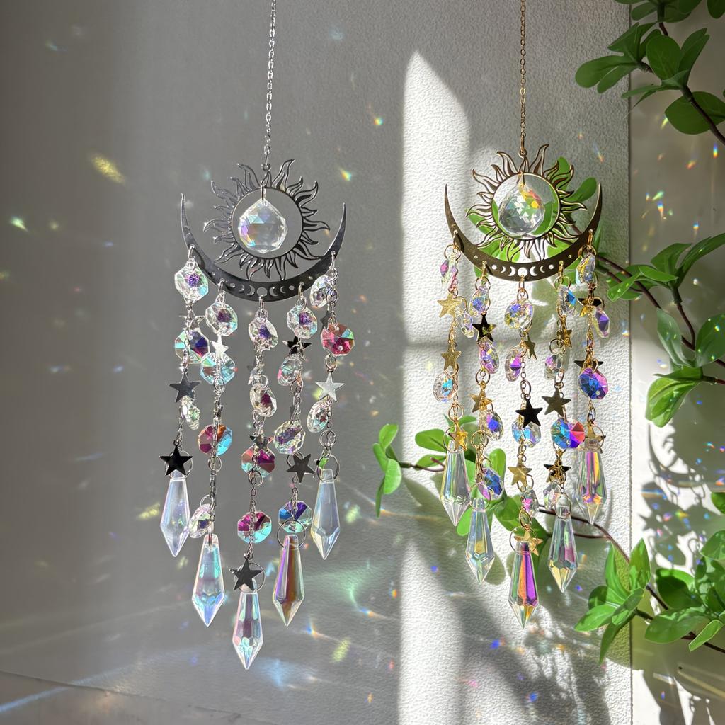 Ловец солнца Кристалл Подвесной Ловец солнца Звезда Ловец солнца Кристалл Подвесной для Окна в Помещении для Спальни Дома Сада