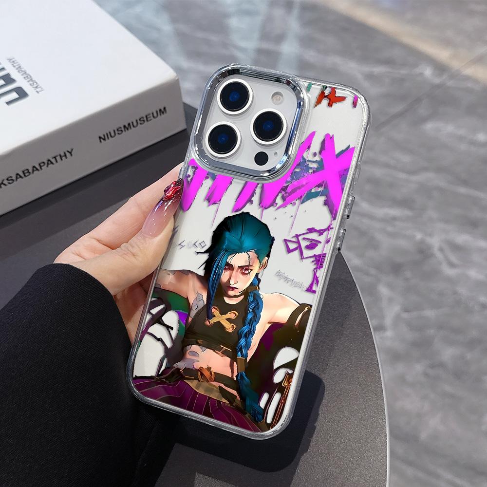 Hot Game Arcanes Jinx Phone Case For Google Pixel 10 9 8 7 8A 9A XL Pro 4G 5G Transparent Soft Silicone TPU Back Cover