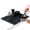 Watchget Tamper Mat Espresso Tamping Mat Silicone Coffee Tamper Tool Stand Tamping Station Coffeeware Accessories Non-Slip Washable 25 X 20cm
