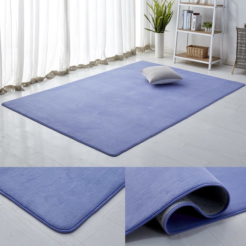 Серый ковер из кораллового велюра для гостиной, коврик для зоны дивана, детский ковер для спальни, прикроватный коврик, короткий плюш, детский ковер для детской, толстый