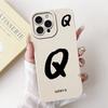 Новый модный чехол для телефона с буквами для iPhone 15 Pro Max 15Pro, мягкие силиконовые ударопрочные чехлы для iPhone15 15ProMax, чехлы-бамперы