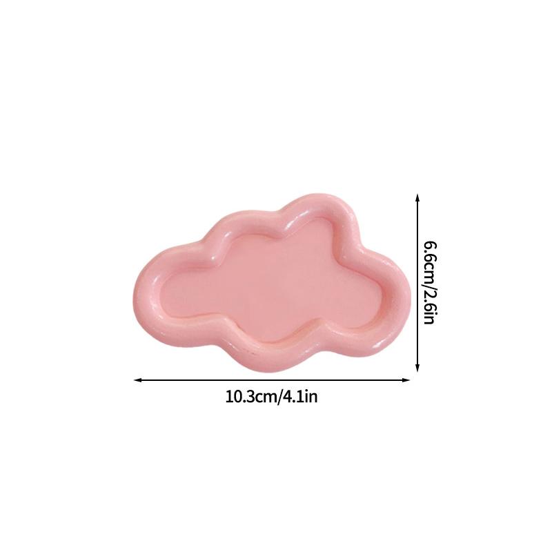 Креативный поднос для хранения нестандартных колец, демонстрационная тарелка для украшений, белая художественная гипсовая тарелка, домашний декор, реквизит для фотографий, чаши