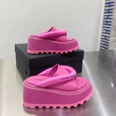 Женские сандалии с розовой платформой, полные панталоны, сандалии из Испании в Альта-Калидад, новая версия 2024 г.