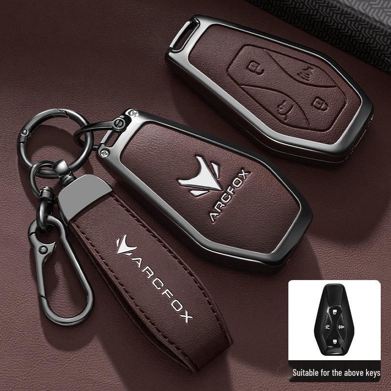 Чехол для ключей BAIC ARCFOX для T6, S6, New Alpha, T5/S5: Премиальный корпус ключа автомобиля
