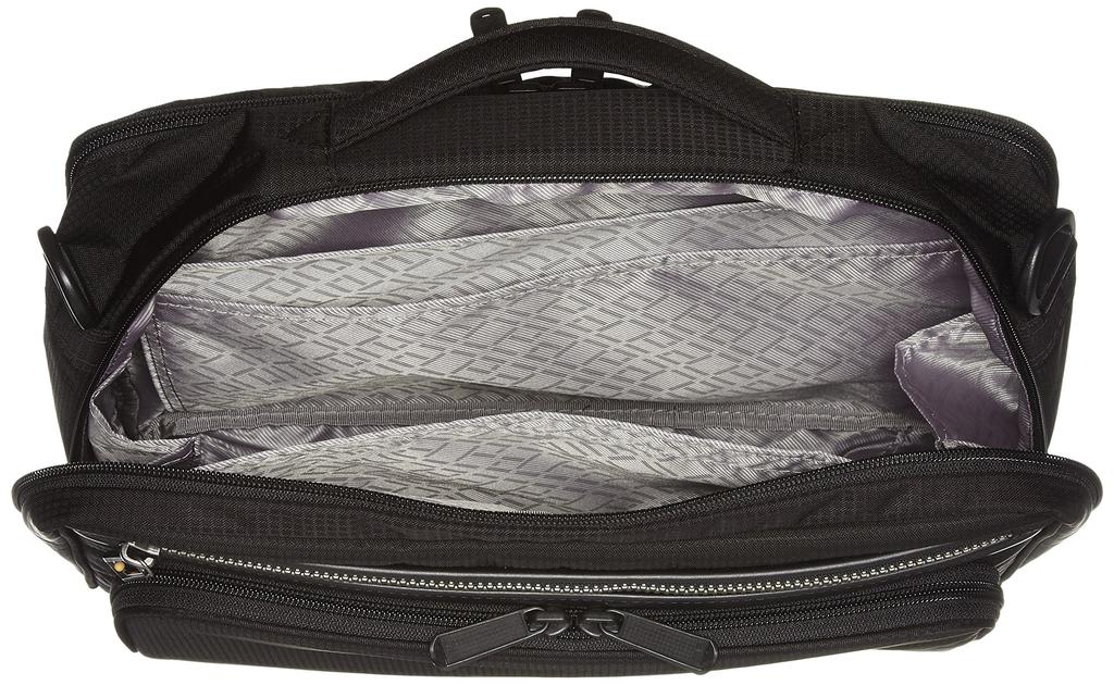 Ace Gene Flex Light Fit Business Bag, A4, 2-Compartment, Lightweight, Black
