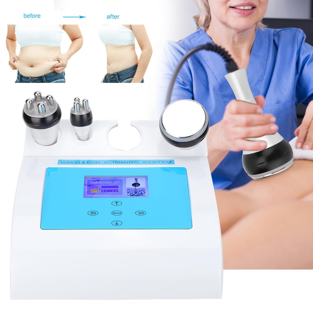 3 в 1 Ультразвуковая кавитационная машина для похудения тела RF-лифтинг кожи Beauty InstrumentUK Plug 110-240V
