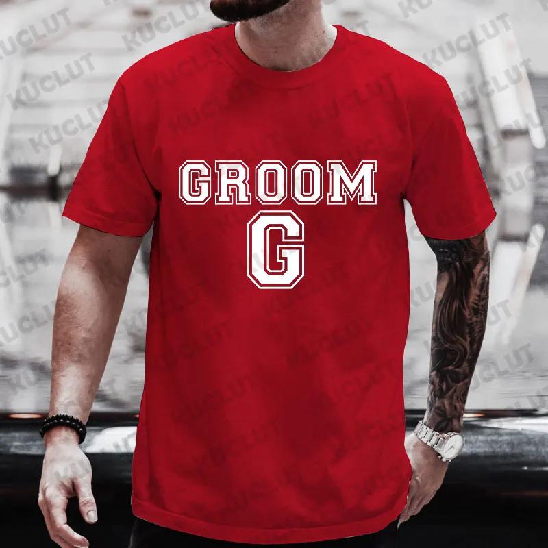 Футболка с надписью «Groom Squad» для лучшего парня, футболка с надписью «Future Groom», футболка с надписью «Friends Single Farewell», модные графические топы, футболки для вечеринки «Bachelor Stag Party»