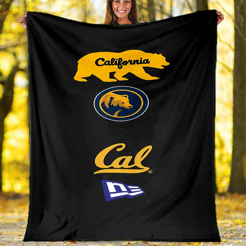 California Golden Bears printed throw blanket—soft,warm;versatile blanket for all seasons—perfect as &air-conditioning throw,nap blanket