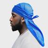 Mesh Turban Pirate Hip Hop Durag with Long Tail