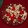1Pcs Wedding Banquet Xi Tray Festive Supplies Chinese Traditional Plate Durable Red Tray