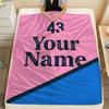 1PC Alpine F1 Custom Name Patterned Flannel Blanket Suitable For All Seasons For Home Decor Warmth And Comfort Gifts Holiday Present