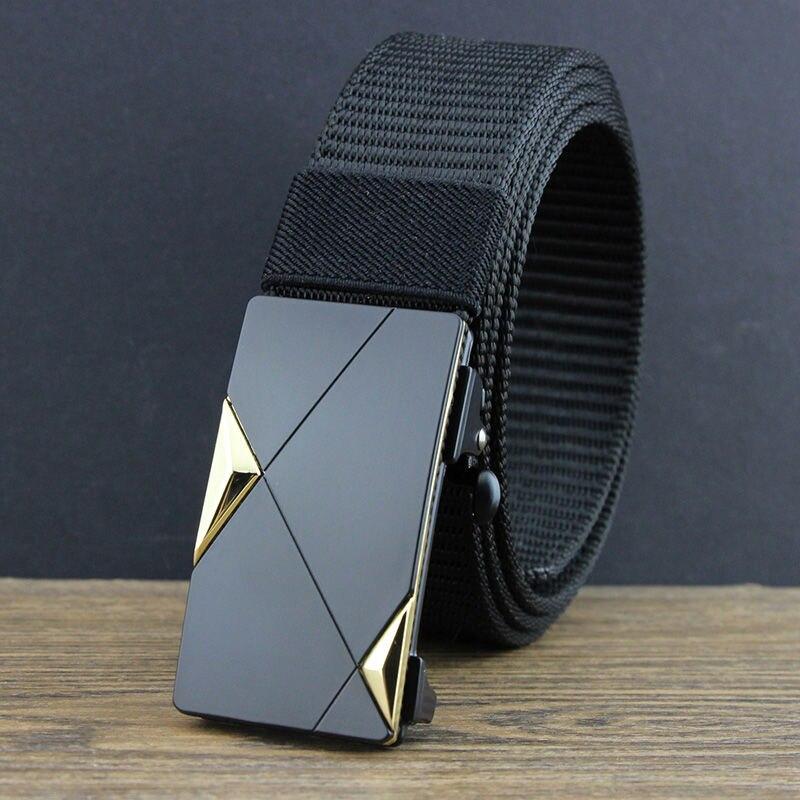 Мужской ремень для занятий спортом на открытом воздухе для джинсовых брюк, дизайнерский повседневный модный ремень, холст, тактический ремень для брюк, деловой ремешок HB042