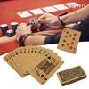 54Pcs/Set Kraft Paper Poker Card Waterproof Game Card Deck Kids Adults Family Night Multi-player Interactive Classical Card Board Game Props